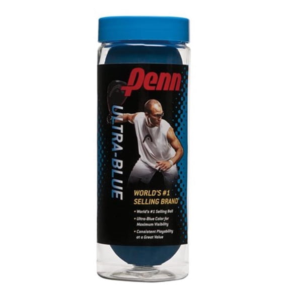 Lata de 3 pelotas Racquetball Penn Ultra-Blue