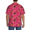 thumbnail image 3 of Fotbe German Shepherd Dog Camisa Estampada de Manga Corta para Hombre, Casual de Verano, Estilo Playero, Sin Arrugas-Medium, 3 of 5