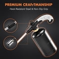 thumbnail image 5 of Propane Torch Weed Burner 45,000 BTU, Heavy Duty Weed Torch Propane Burner with 30 Inch Curved Handle, Flame Thrower for Weeds, Ice Melting, Fire Starter(Propane Tank Not Included), 5 of 9