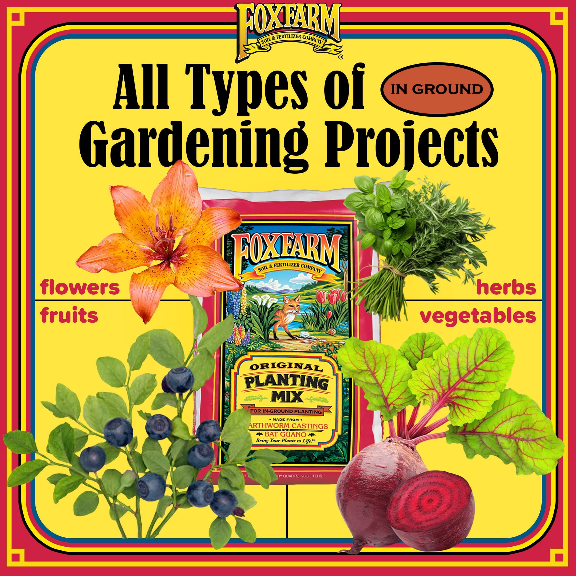 FoxFarm 1 Cu. Ft. Original Planting Soil Mix FF1