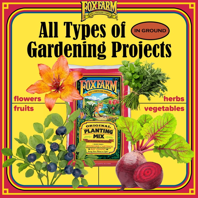 FARTIM 100g　5セット FoxFarm Potting & Garden Soil Mix, Original Formula with Aged