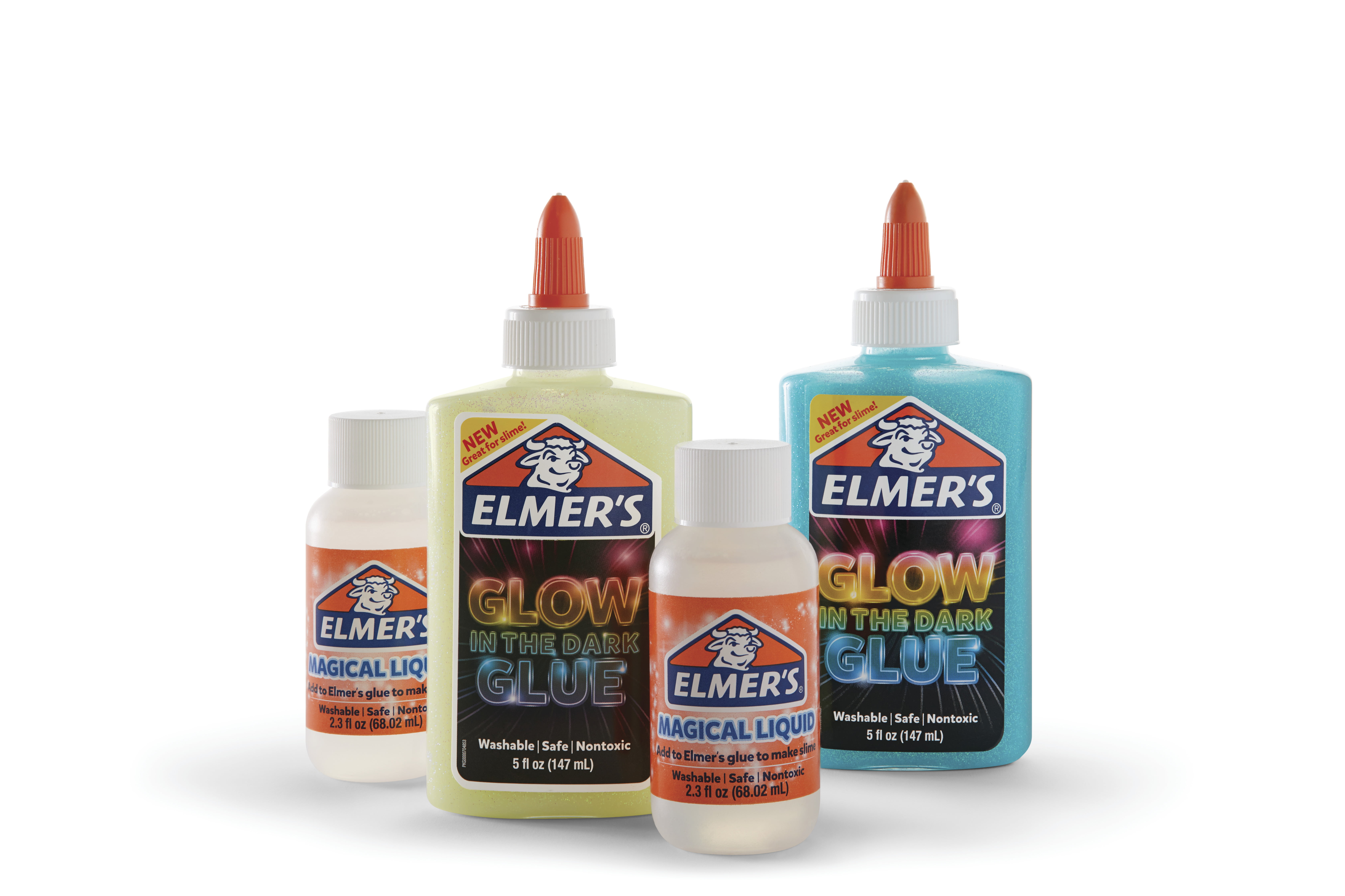 Elmers Slime Kit Wmagical Liquid Glow In The Dark