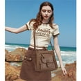 thumbnail image 3 of KL928 Leather Crossbody Bag with Adjustable Strap Multi-Pockets Shoulder bag for Everyday Use,Light Brown, 3 of 7