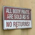 thumbnail image 4 of Funny City Morgue Body Part Wall Signs 2 Pc Set Haunted House Halloween Party Home Decor, 4 of 5
