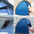 ZAROYEAX Portable Beach Sunshade Tent Lightweight Sun Shade UV Quality