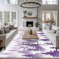 thumbnail image 4 of Purple Forest Large Area Rug 8x10 FT, Non Slip Living Room Throw Carpet, Contemporary Silhouette Abstract Art Washable Soft Indoor Outdoor Carpet Non-Shedding Rug for Bedroom Dining Room, 4 of 9