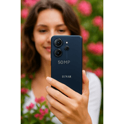 Lunar Eclipse L1 5G Unlocked Smartphone, 128GB, 6.79, Aura Blue ,Fast Charging, AI Camera