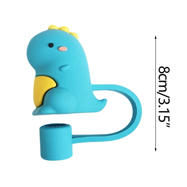 1PC Straw Tips Drinking Cap Proof Plugs Cover Creative Cup Accessories 6-8mm Straw Sealing Tools