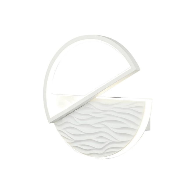 Arbotante Circular Blanco Iluminacion Luz Vic
