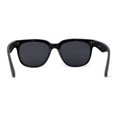 thumbnail image 4 of Classy Designer Horn Rim Hipster Plastic Fashion Sunglasses All Black, 4 of 4