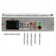 thumbnail image 3 of Radio para Coche de 4,1 Pulgadas, 1 DIN, Pantalla Táctil, Estéreo, Radio FM, Reproductor MP5, Bluetooth, Compatible con Cámara de Visión Trasera., 3 of 5