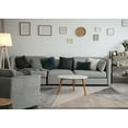 thumbnail image 2 of Rug Branch Mid-Century Distressed, Geometric Grey Indoor Area Rug - 5' x 8', 2 of 8