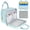 Blue, variant on Wearable Breast Pump Bag with Insulated Cooler Compartment, Travel Carrying Case Compatible with Momcozy, Elvie and Medela Breast Pump Series, Includes Ice Pack & Waterproof Mat for Breastfeeding Acc