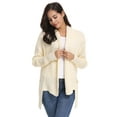thumbnail image 5 of Uniexcosm Women's Sweaters Cardigan Open Front Casual Long Sleeve Knit with Pockets, 5 of 10