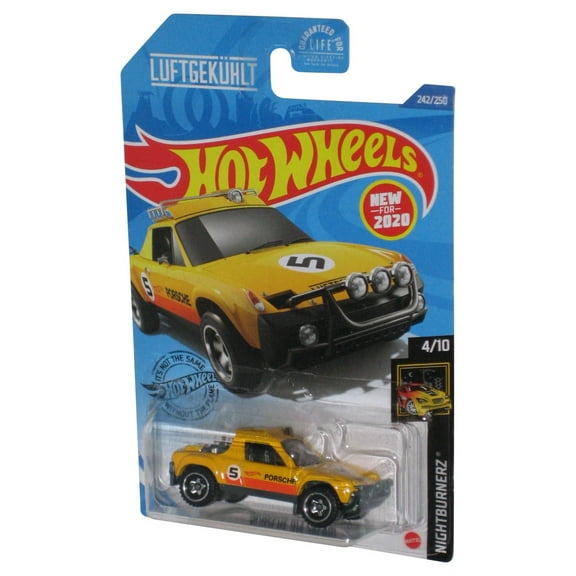 Hot Wheels Porsche 914 Safari (2020) Nightburnerz 4/10 Yellow Toy Car 242/250