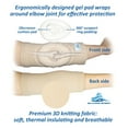 thumbnail image 3 of SKATING SPIRIT Gel Elbow Pads (1 Pair) - Cushion and Protect Elbow Joint for Dancing Figure Skating Gymnastic, Youth and Adult, 3 of 6