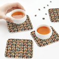 thumbnail image 4 of Leather Coasters with Heat-resistant for Drinks, SUV colorful off road car Cup Coasters Cup Pad Mat for Tabletop Protection, Coffee Table, Office Desk and Housewarming Gift, 4 of 5
