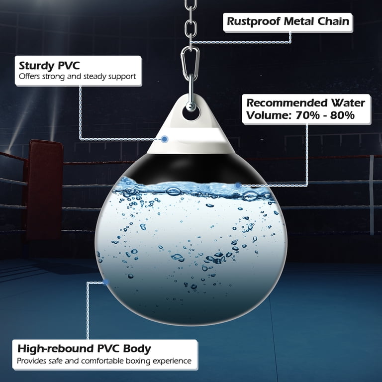 Costway, Water Heavy Bag, 18'' 110Lbs, Heavy Punching Aqua