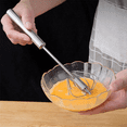 thumbnail image 2 of 12inch Stainless Steel Semi-Automatic Whisk, Hand Push Rotary Blender Egg Mixer Stirrer Kitchen Tool, 2 of 3
