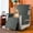 Dark Gray, variant on One-Piece Recliner Sofa Cover, Heavy Duty Pet Resistant Sofa Protection Pad with Storage Pockets, Soft Breathable Fleece Chair Slipcover for Living Room Furniture, Wine