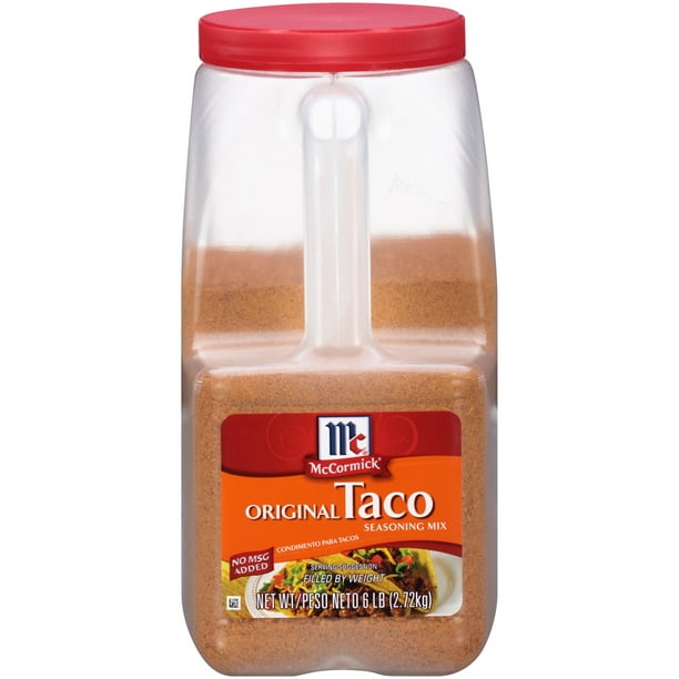 McCormick Culinary Original Taco Seasoning Mix, 6 lbs