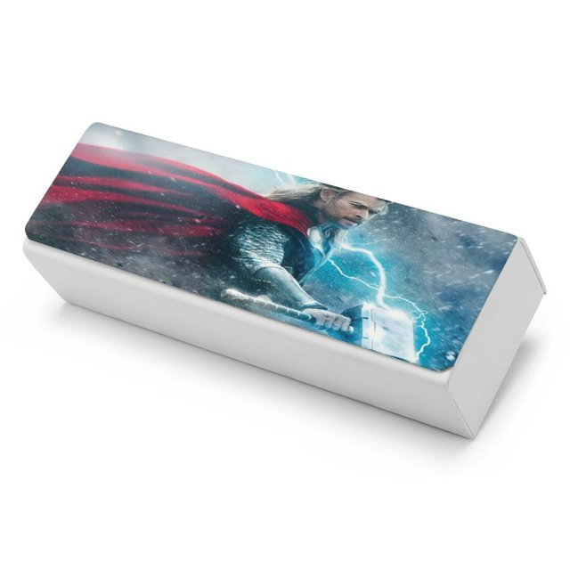 Thor Estuche Rígido para Gafas de Cuero PU Protector con Forro de Felpa Premium Suave para Hombres y Mujeres