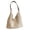 Beige White, variant on NCY Bohemia Crochet Summer Beach Bag Women Slouchy Underarm Shoulder Bags Mesh Crossbody Purse Top-handle Tote Hobo Handbag