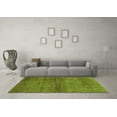 thumbnail image 3 of Ahgly Company Indoor Rectangle Abstract Green Modern Area Rugs, 4' x 6', 3 of 4