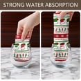 thumbnail image 4 of 2 Pcs Funny Kitchen Towels,Red Christmas Stocking and Snowflake Pattern Microfiber Dish Towels,Kitchen Tea Towels,Kitchen Towel Set (18" X 26"), 4 of 7