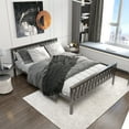 thumbnail image 5 of Costway Queen Wood Platform Bed with Headboard and Footboard Mattress Foundation, 5 of 11
