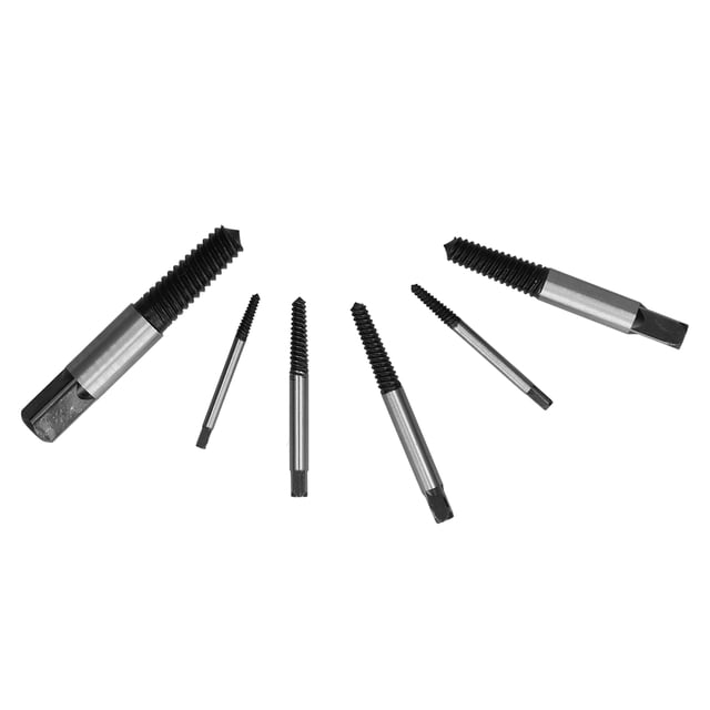 Damaged Screw Extractor, Steel Remover Coarse Screw Extractor Thread Drill Bits Bolts High Speed for Steel Screws for Broken Screws