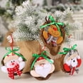 thumbnail image 2 of Colgantes de muñeco de nieve de Papá Noel, adornos para árbol de Navidad, muñeco colgante, decoración artesanal, proveedor de decoraciones navideñas para el hogar, regalo para niños, 2 of 5