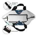 thumbnail image 5 of Bingfone Canvas Tote Bag for Women with Inner Pocket Aesthetic Cute Shopping Tote Bags Reusable Grocery Bags-Friendly Smiling Sharks, 5 of 9