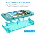 thumbnail image 5 of Funda de TPU suave para Nintendo Switch Lite, funda protectora para Nintendo Switch Lite 2019 (turquesa) BANYUO  Hogar, 5 of 5