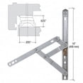 thumbnail image 3 of CRL WH61642 16" 4-Bar Heavy-Duty Stainless Steel Project-Out Hinge, 3 of 3