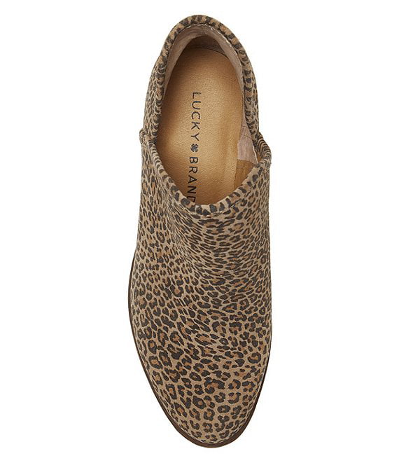Leopard Block Heel Booties - Walmart 