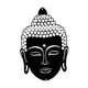thumbnail image 3 of Decoración de pared con cabeza de Buda, adorno colgante para meditación, , letrero budista para padre, amigos, sala de estar interior, 3 of 9