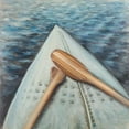 thumbnail image 3 of Atelier B Art Studio 12x12 Black Modern Framed Museum Art Print Titled - Canoe Adventure Paddle, 3 of 5