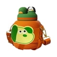 thumbnail image 2 of Big Belly Bear Insulated Cup for Kids with Straw, Compact Portable Leakproof Design, Ideal Para La Escuela Lunch, Travel, and Toddler Snack Time, Ukhbmc, 2 of 4