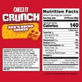 thumbnail image 2 of Cheez-It Crunch Kick'n Nacho Cheese Cheesy Baked Snacks, Lunch Snacks, 6.5 oz, 2 of 9