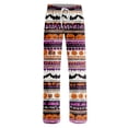thumbnail image 4 of Womens Pajama Pants Halloween Bat Print Stretch Elastic Waist Casual Sleep Pants, 4 of 5