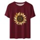 thumbnail image 3 of Fiudx Ofertas Relámpago Camisas Estampadas a La Moda para Mujer, Camisetas de Manga Corta, Blusas, 3 of 3