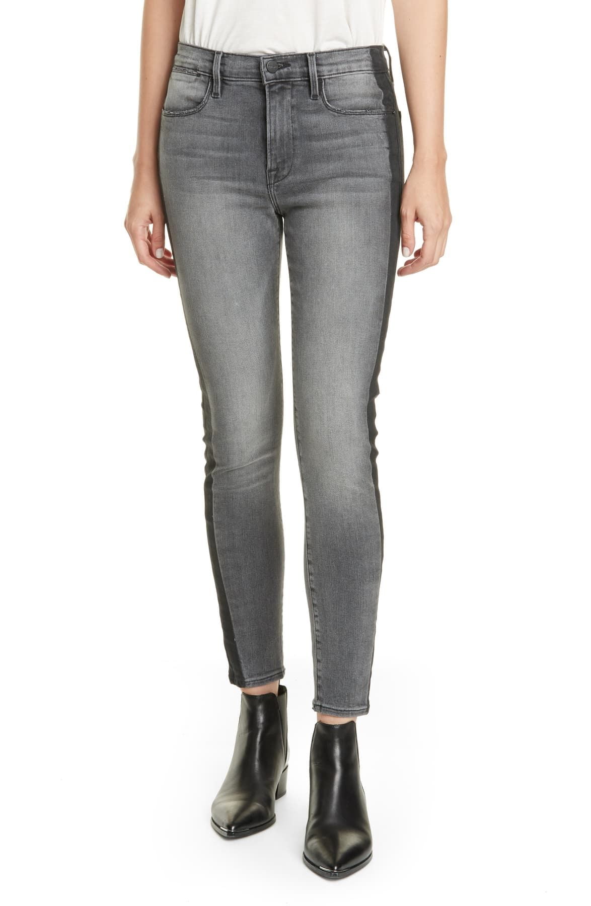 Womens Jeans Flash Black 29x28 Le High Skinny Tuxedo 29