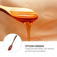 thumbnail image 4 of 6pcs Wooden Soup Spoon Lightweight Porridge Spoon Table Utensil for Kitchen, 4 of 5