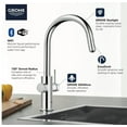 thumbnail image 2 of Grohe Blue 31251002 Single-Handle Pull Down Kitchen Faucet Single Spray 1.75 GPM With Chilled & Sparkling Water in Grohe Chrome, 2 of 4