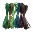 thumbnail image 2 of Colorful Waxed Cotton Cord, Waxed Thread, 1.5mm Jewelry Making Macrame Cord for 3, 2 of 8