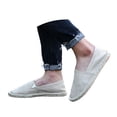 thumbnail image 3 of Men's Breathable Solid Color Korean Version Trendy Casual Comfortable Lightweight Linen Sole Sneakers Mens Shoes Running, 3 of 8