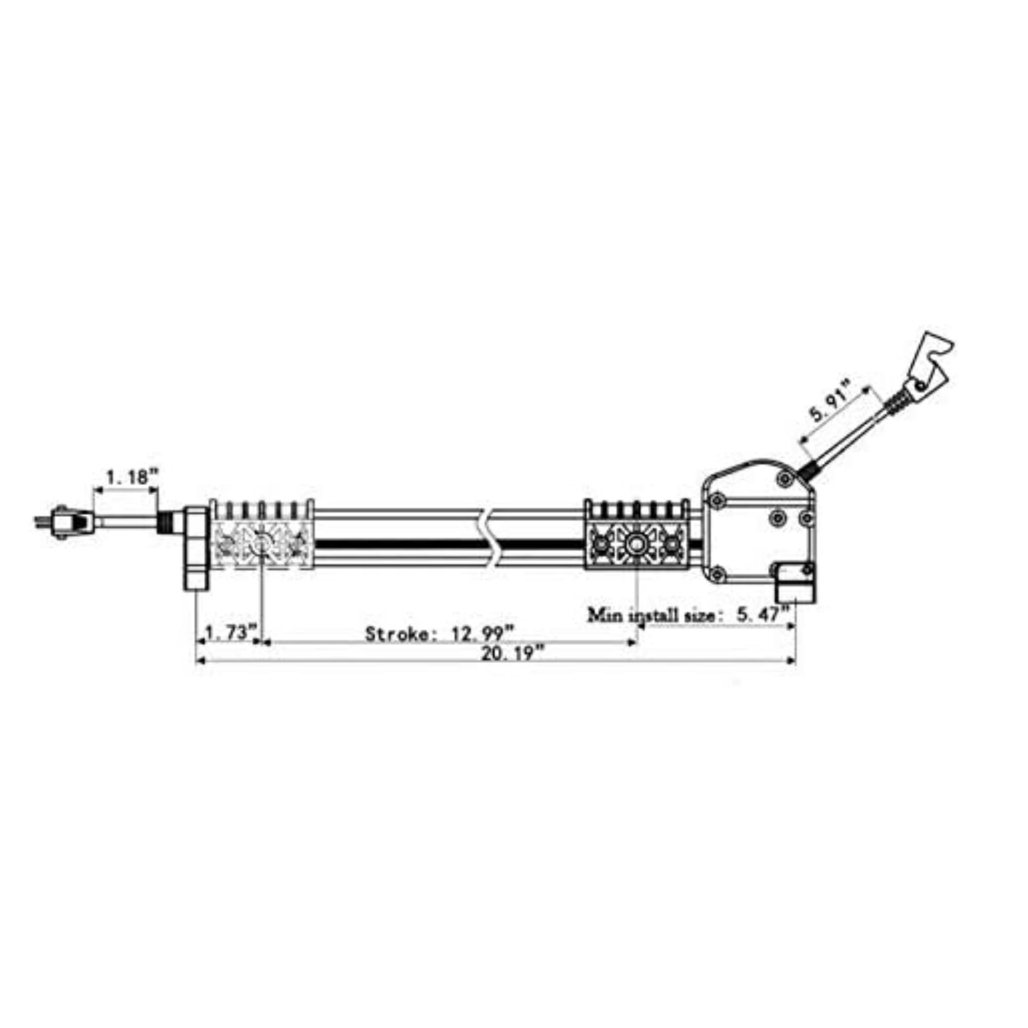Kaidi Motor Model KDPT005-28 Linear Actuator Replacement Power Recliner Sofa Lift Chairs