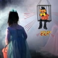 thumbnail image 7 of Clearance Sale! Lssam Statues For Home Decor Scary Halloween Decoration Outdoor Decor With Motion Sensor Hanging Prisoner Cage Light Up Eyes Talking Spirit Halloween Animatronic Home Decor, 7 of 7