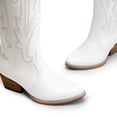 thumbnail image 3 of DREAM PAIRS Womens Knee High Boots Cowboy Cowgirl Pull On Embroidered Western Boots, 3 of 8